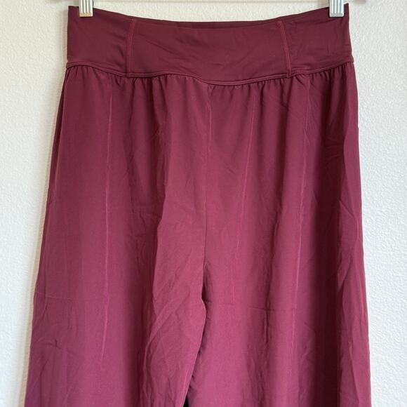 NWT Halara Breezeful Palazzo Flowy Wide Leg Casual Pants in Amaranth Purple - Picture 4 of 11